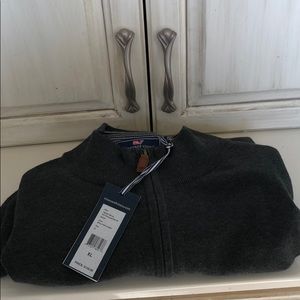 Vineyard Vines Quarter Zip Gray Sweater. Men’s XL